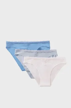 Женские трусики (3 шт) Разноцветный XL womensecret 4932683