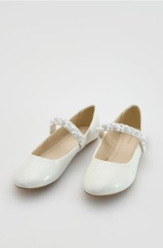 Reserved - Балетки зі штучної шкіри - білий - 820IS-00X