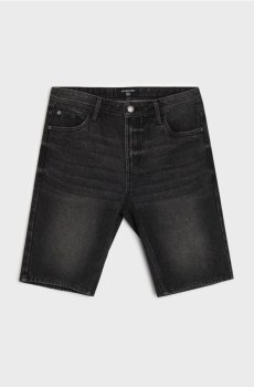 Джинсові шорти - сірий