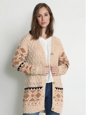 Cream Кардиган Vemla 10610134 Бежевий Regular Fit Cream Кардиган Vemla 10610134 Бежевий Regular Fit