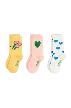 Детские носки Mini Rodini Alpine flowers 3 шт