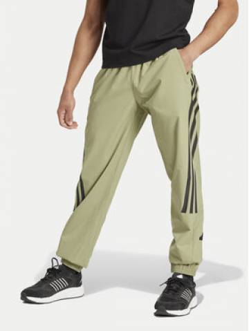 adidas Спортивні штани Future Icons 3-Stripes IW8549 Зелений Regular Fit adidas Спортивні штани Future Icons 3-Stripes IW8549 Зелений Regular Fit