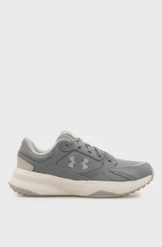 Мужские серые кроссовки UA Edge LTHR Серый 11.5 Under Armour 3028375-709