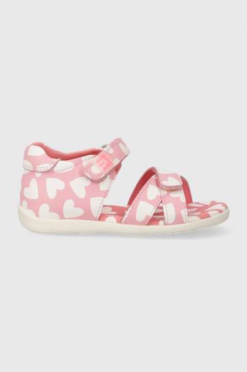Детские кожаные сандалии Agatha Ruiz de la Prada цвет розовый Детские кожаные сандалии Agatha Ruiz de la Prada цвет розовый
