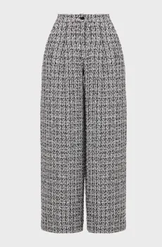 Женские твидовые брюки BOUCLE Разноцветный 42 Karl Lagerfeld 246W1002