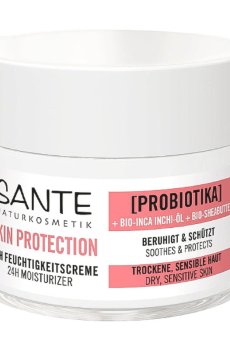 Биокрем для лица Sante Skin Protection 24H Moisturizer для сухой и чувствительной кожи лица, с пробиотиками, 50 мл