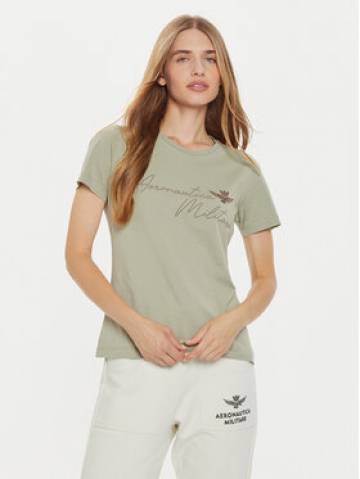 Aeronautica Militare Футболка 242TS2354DJ638 Зелений Regular Fit Aeronautica Militare Футболка 242TS2354DJ638 Зелений Regular Fit