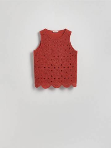 Reserved - LADIES` BLOUSE - червоний - 6169E-33X Reserved - LADIES` BLOUSE - червоний - 6169E-33X