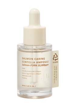 Сыворотка для лица HEVEBLUE Salmon Caring Centella Ampoule с экстрактом икры лосося и центеллой, 30 мл