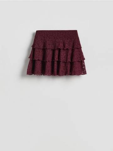 Reserved - LADIES` SKIRT - темно-фіолетовий - 085DT-49X
