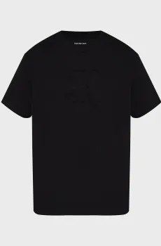 Мужская черная футболка DEBOSS MONO Черный XL Calvin Klein Jeans LV04RC824G