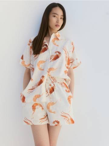 Reserved - Візерунчасті шорти - різнобарвний - 7408Y-MLC