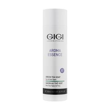 Мыло Gigi Aroma Essence Green Tea Soap для всех типов кожи лица, с зеленым чаем, 250 мл Мыло Gigi Aroma Essence Green Tea Soap для всех типов кожи лица, с зеленым чаем, 250 мл
