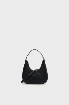 Женская черная сумка BOLD CK SMALL CRESCENT Черный ONESIZE Calvin Klein LV04F3561G