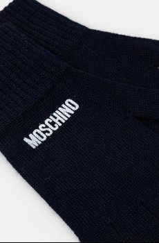 Перчатки с добавлением шерсти Moschino