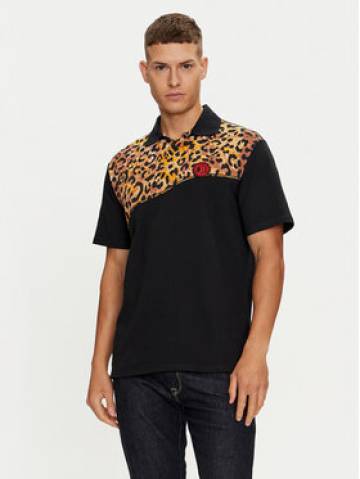 Just Cavalli Поло 76OAG6R2 Чорний Regular Fit Just Cavalli Поло 76OAG6R2 Чорний Regular Fit