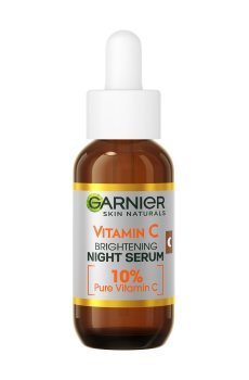 Ночная сыворотка для лица Garnier Skin Naturals Brightening Night Serum 10% с витамином С, 30 мл