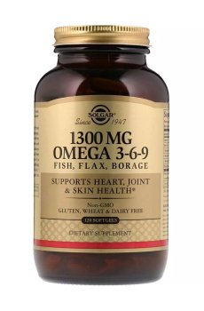 Омега 3-6-9 Solgar Omega 3-6-9, 1300 мг, 120 капсул