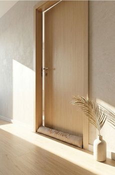 Замок дверей - коричневий