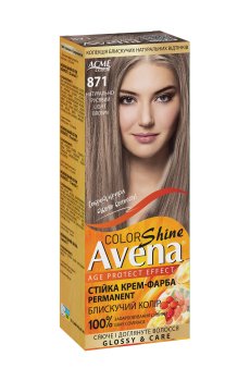Стойкая крем-краска для волос Acme Color Avena Shine Color 871 Натурально-русый, 133 мл