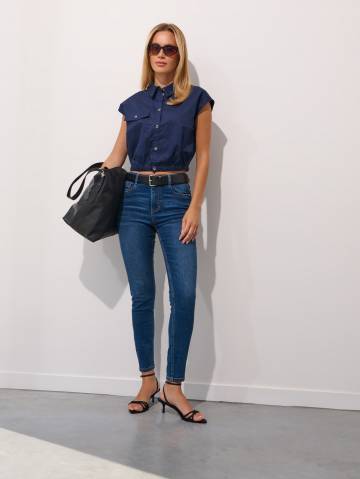 Mohito - Джинси skinny - сталевий синій - 36