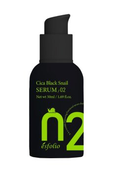 Сыворотка для лица Esfolio Cica Black Snail Serum с центеллой азиатской и муцином черной улитки, 50 мл