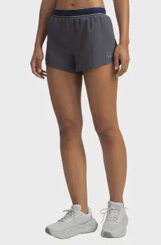 Женские серые шорты UA Halo Run Shorts Серый L Under Armour 6004022-025
