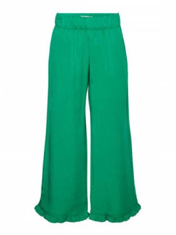 Vero Moda Girl Штани з тканини 10283853 Зелений Wide Leg Vero Moda Girl Штани з тканини 10283853 Зелений Wide Leg