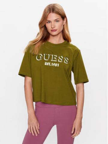 Guess Футболка V3YI16 I3Z14 Зелений Regular Fit Guess Футболка V3YI16 I3Z14 Зелений Regular Fit