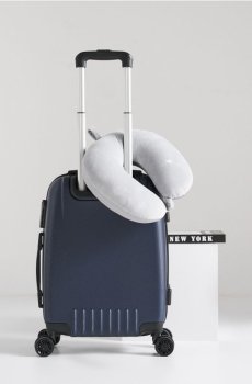 Дорожня подушка - середньо-сірий