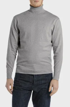 Мужской серый гольф Серый S Replay UK4861.000.G23138