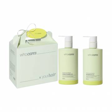 Набор для волос Who Cares Fundamental Repair 2.0 Hair Set (шампунь, 300 мл + кондиционер, 300 мл) Набор для волос Who Cares Fundamental Repair 2.0 Hair Set (шампунь, 300 мл + кондиционер, 300 мл)