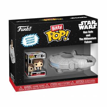 Набор игровых фигурок Funko Bitty Pop! Ride серии Звездные войны, Хан Соло и Тысячелетний сокол, от 3 лет (83623) Набор игровых фигурок Funko Bitty Pop! Ride серии Звездные войны, Хан Соло и Тысячелетний сокол, от 3 лет (83623)