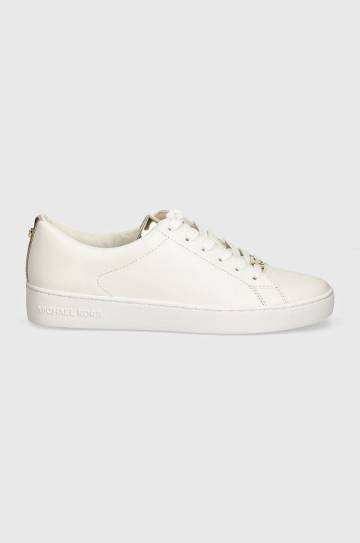 Кожаные кроссовки MICHAEL Michael Kors Keaton цвет белый 43S4KTFS1L 740 Кожаные кроссовки MICHAEL Michael Kors Keaton цвет белый 43S4KTFS1L 740