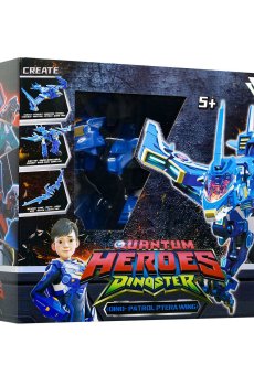 Динозавр-трансформер Dinoster Мега Дино-Петрол Птера Винг, от 5 лет, 21*35*25 см (EU580808)