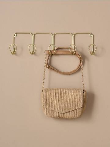 Вішалка для одягу - золотий