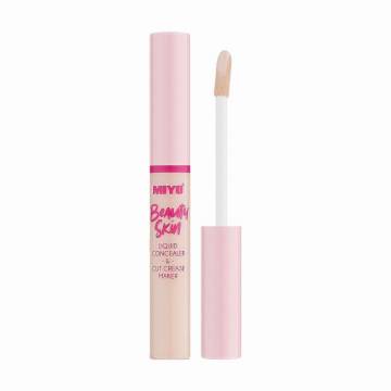 Жидкий консилер для лица Miyo Beauty Skin Liquid Concealer & Cut Crease Maker 3 Hello Natural, 7 мл Жидкий консилер для лица Miyo Beauty Skin Liquid Concealer & Cut Crease Maker 3 Hello Natural, 7 мл