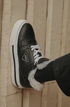 Зимові кросівки шкіряні чорні Estro ER00111980