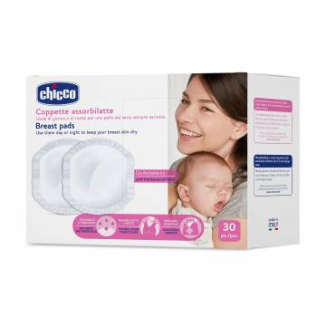 Прокладки для грудей Chicco, 30 шт Прокладки для грудей Chicco, 30 шт