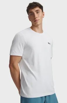 Мужская белая футболка UA Vanish Elite Seamless SS-WHT Белый L Under Armour 6010591-100