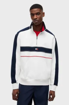 Мужская белая спортивная кофта RLX CBLOCK QZ Белый M Tommy Jeans DM0DM23244