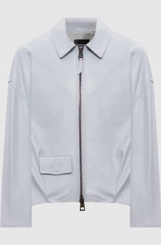 Голубая кожаная куртка Presty