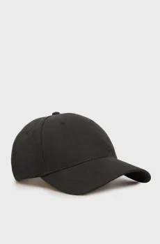 Мужская черная льняная кепка LINEN BB CAP Черный ONESIZE Calvin Klein K50K512978