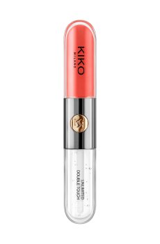 Уценка! Жидкая помада для губ Kiko Milano Unlimited Double Touch 114 Orange Red, 6 мл