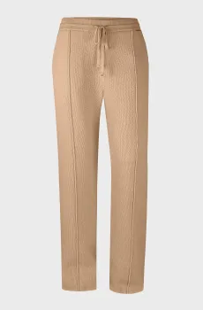 Женские бежевые кашемировые брюки Бежевый 38 MARC&ANDRE W23-00CH1010