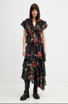 Блузка с добавлением льна AllSaints ALMA