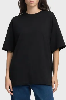 Женская черная футболка Черный S Replay W3399E.000.22658P