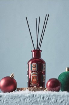 Різдвяний ароматичний дифузор з паличками Cranberry - рожевувато-ліловий