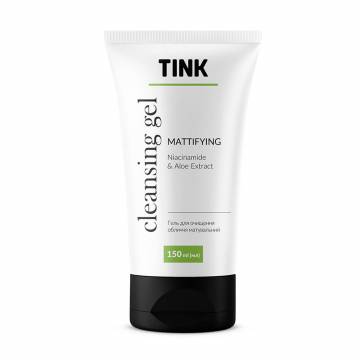 Матирующий гель для очищения лица Tink Mattifying Cleansing Gel Ниацинамид и экстракт алоэ, 150 мл Матирующий гель для очищения лица Tink Mattifying Cleansing Gel Ниацинамид и экстракт алоэ, 150 мл