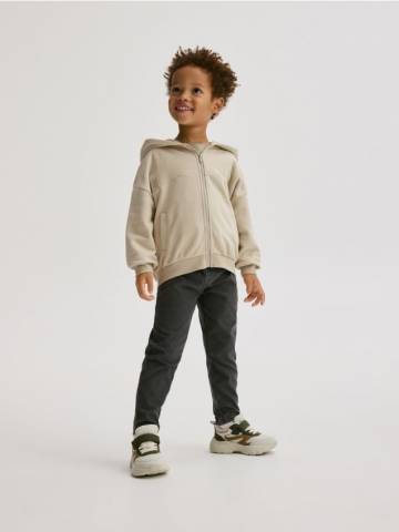 Reserved - Бавовняне худі - нюдовий - 006FK-02X Reserved - Бавовняне худі - нюдовий - 006FK-02X